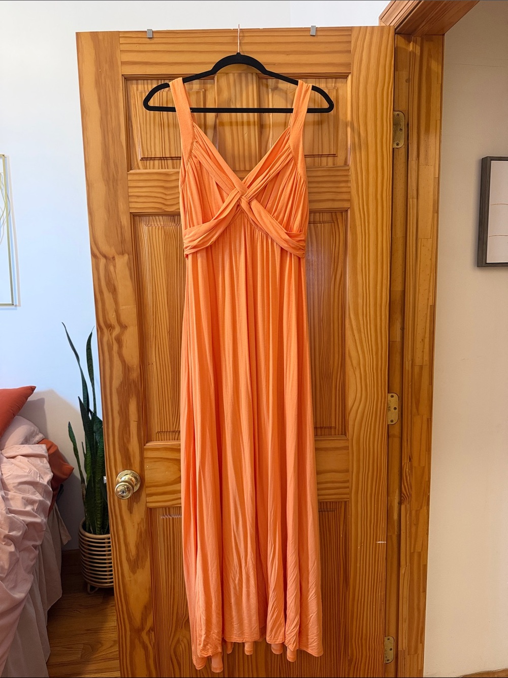 New York & Company SOHO Orange Maxi Dress - Picture 2 of 2